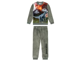 Piżamy chłopięce - Piżama chłopięca z postaciami z filmów (bluzka i spodnie), 1 komplet (110/116, Zielony) - grafika 1