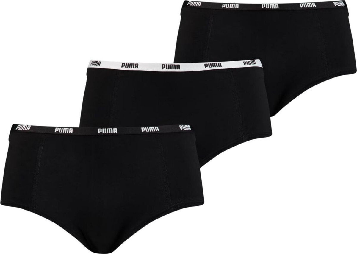 Majtki damskie Puma Mini Short 3 czarne 907591 02/5030060012-XS