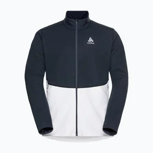 Kurtka softshell męska Odlo Markenes granatowo-biała 612642 s - Kurtki narciarskie - miniaturka - grafika 1