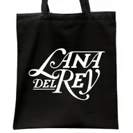 Torby i wózki na zakupy - Torba bawełniana czarna na zakupy Lana Del Rey Dla Fanów Prezent - miniaturka - grafika 1