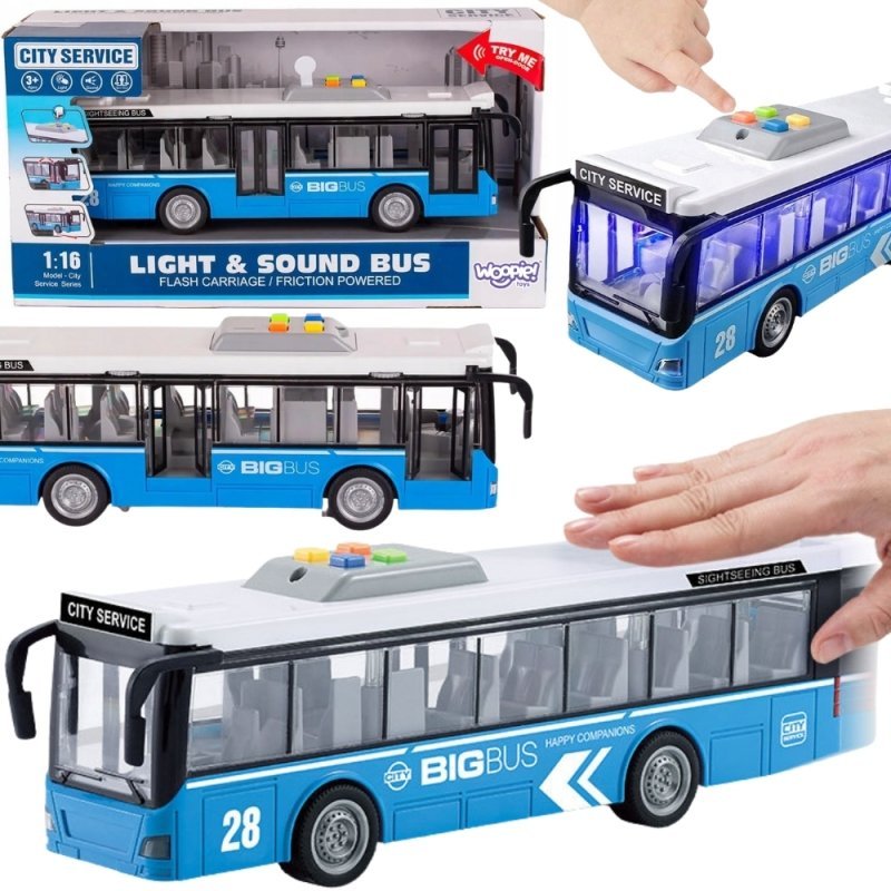 ZABAWKOWY AUTOBUS MIEJSKI INTERAKTWNY ELEKTRYCZNY