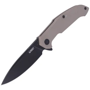 Nóż składany Kubey Knife Victory Tan G10, Darkwash AUS-10 (KU219C) - Noże - miniaturka - grafika 6