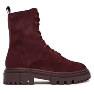 Botki damskie - Botki Tamaris 1-25276-41 Bordowy - miniaturka - grafika 1