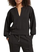 Bluzy damskie - Scotch & Soda Damska bluza z otwartym dekoltem w serek, Evening Black 6647, S - miniaturka - grafika 1