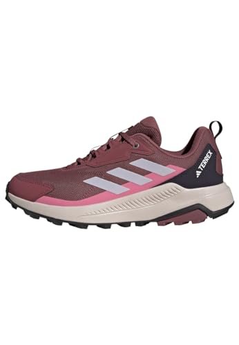 adidas Kobiety TERREX Anylander Hiking Hiking Shoes, Burgundy/Silver Dawn/Pink Fusion, 36 2/3 EU