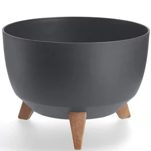 Misa na kwiaty z nóżkami Luri 33 cm, antracyt - Donice Misa na kwiaty z nóżkami Luri 33 cm, antracyt - Donice - miniaturka - grafika 1