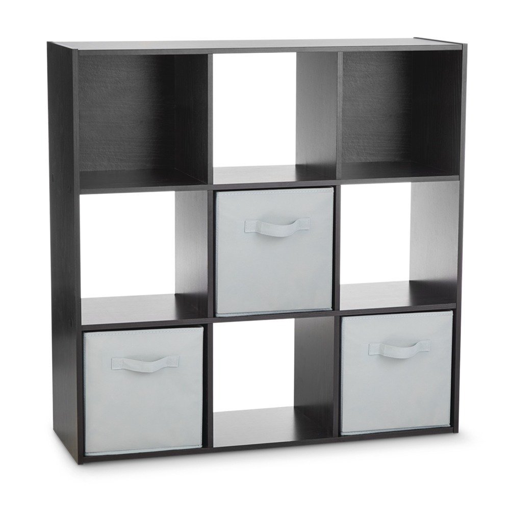 9-półkowa półka do przechowywania organizer dziewięć półek 3 trzy kosze