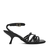 Sandały damskie - Sandały GINO ROSSI EO-LS655783-1 Czarny - miniaturka - grafika 1