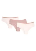 Majtki damskie - Majtki szorty briefy Pa-Pa 3-pak Henderson różowy, kremowy XL - miniaturka - grafika 1