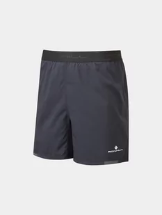 RONHILL Spodenki biegowe męskie TECH ULTRA 5" SHORT all black - Spodnie sportowe męskie - miniaturka - grafika 1