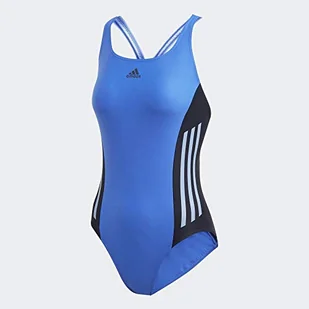 adidas Damski strój kąpielowy 1 szt NIEBIESKI 46 - Stroje kąpielowe - miniaturka - grafika 1