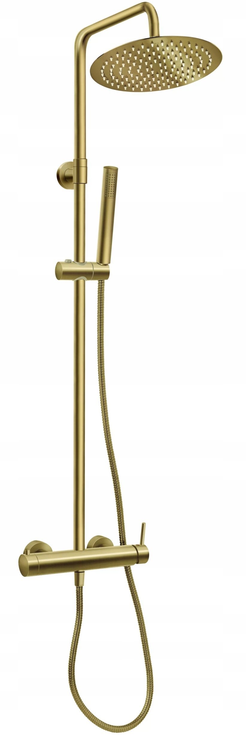 Zestaw prysznicowy Alkotest NP85-BCK7UBG / FERRO / CIRICULUS / ZESTAW NATRYSKOWY Z DESZCZOWNIĄ ZŁOTO SZCZOTKOWANE