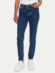 Guess Jeans Jeansy W4YA92 D5CB2 Granatowy Skinny Fit - Spodnie damskie - miniaturka - grafika 1