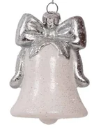 Bombki - Bombka Biały Dzwonek 9Cm - miniaturka - grafika 1