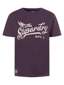 Koszulki i topy damskie - Superdry - T-shirt damski, lila - miniaturka - grafika 1