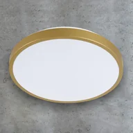 Oprawy, klosze i abażury - Polux Plafon Kern złoty 30 cm LED - miniaturka - grafika 1