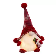 Lampy pozostałe - Czerwono-biała dekoracja świetlna ze świątecznym motywem Papa Noel – Casa Selección - miniaturka - grafika 1