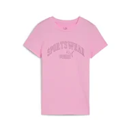 Koszulki sportowe damskie - Damska koszulka ESS+ LOGO LAB PUMA Mauved Out Pink - miniaturka - grafika 1
