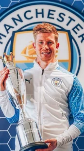 PODKŁADKA POD MYSZ Nadruk 22x18 cm Kevin De Bruyne Manchester City Prezent - Podkładki pod mysz - miniaturka - grafika 1