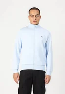 Bluzy męskie - Bluza Lacoste SH9622 Zip Regular Fit błękitna - L - miniaturka - grafika 1