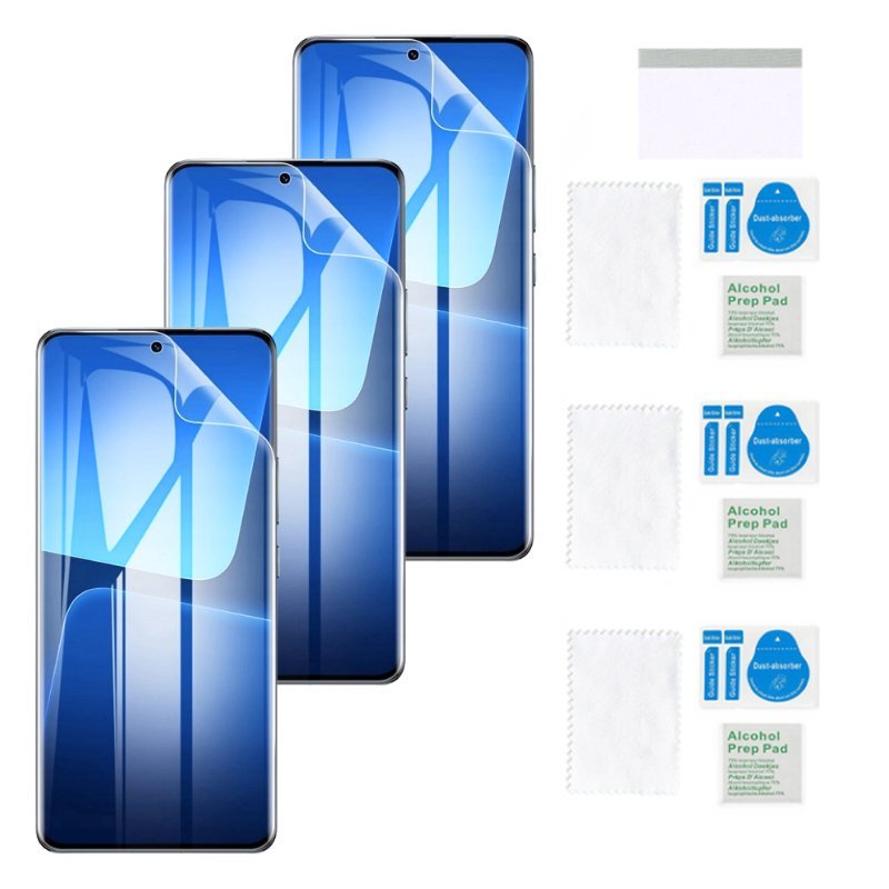 Folia hydrożelowa do Xiaomi Redmi Note 14 Pro 5G ochronna na ekran 3 sztuki