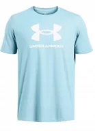 Koszulki męskie - KOSZULKA MĘSKA UNDER ARMOUR T-SHIRT SZYBKOSCHNĄCA BAWEŁNA 1382911 494 r. XL - miniaturka - grafika 1