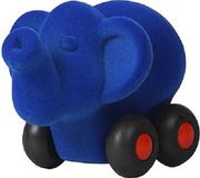Zabawki interaktywne dla dzieci - Rubbabu Słonik pojazd, kolor turkusowy - miniaturka - grafika 1