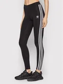 Legginsy - adidas Legginsy adicolor Classics 3-Stripes HD2350 Czarny Tight Fit - miniaturka - grafika 1
