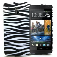 Etui i futerały do telefonów - HTC Accessory Master Handyschale, Rückseitenschutz, Silikon, für One Mini, Design Zebra - miniaturka - grafika 1