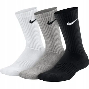 Nike Skarpetki 3-PAK 3 kolory PERFORMANCE CUSHIONED CREW SX4719-967 r.34-38 - Skarpetki męskie - miniaturka - grafika 1