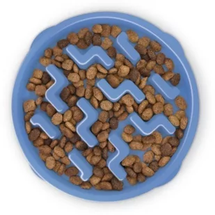 FUN FEEDER Miska plastikowa spowalniająca jedzenie LARGE niebieska [67831] - Miski dla psów - miniaturka - grafika 1