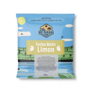 Rio Parana Limon 50 g - Yerba Mate - miniaturka - grafika 1