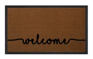 Wycieraczki - HANSE Home Hanse Home Cozy Welcome wycieraczka zatrzymująca brud, wycieraczka z poliamidu, jasnobrązowa antracyt 45 x 75 - miniaturka - grafika 1
