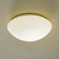 Lampy sufitowe - STEINEL Plafon z czujnikiem ruchu RS 10 L, możliwość ściemniania, biały / opal, przedpokój, szkło, nowoczesny - miniaturka - grafika 1