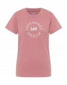 Koszulki i topy damskie - LEE SMALL LEGENDARY TEE DARK MAUVE 112339109 M - miniaturka - grafika 1
