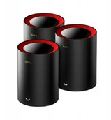 Routery - Cudy  WI-FI MESH M3000(3-PACK)-BLACK Wi-Fi 6 2.4GHz, 5GHz - miniaturka - grafika 1