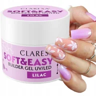 Żele do paznokci - CLARESA SOFT & EASY ŻEL BUDUJĄCY DO PAZNOKCI LILIOWY FIOLET LILAC 90 g - miniaturka - grafika 1