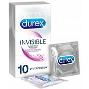 Prezerwatywy - Durex Invisible dodatkowo nawilżane 10 szt - miniaturka - grafika 1