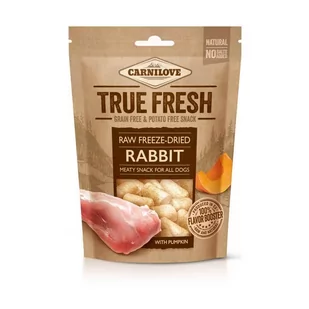 Carnilove Carnilove Dog Snack True Fresh RAW Freeze-Dried Rabbit & Pumpkin 40g - Przysmaki dla psów - miniaturka - grafika 1