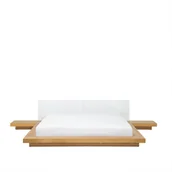 Łóżka - Beliani Łóżko wodne brązowe 180 x 200 cm ZEN - miniaturka - grafika 1