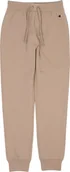 Spodnie sportowe damskie - Champion Spodnie damskie Champion Rib Cuff beżowe 117550 MS079 M - miniaturka - grafika 1
