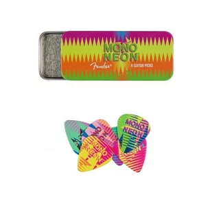 Fender Mononeon Pick Tin medium puszka kostek 6 szt - Inne akcesoria gitarowe - miniaturka - grafika 1
