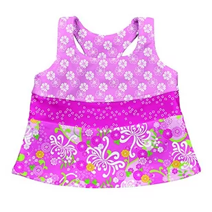 LÄSSIG LÄSSIG Dziecięcy kostium kąpielowy/tankini ochrona przed promieniowaniem UV 50+, jasnoróżowy Mum Garden S IP713071-220-42_Light Pink Mum Garden_S - Stroje kąpielowe - miniaturka - grafika 1