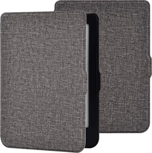 ETUI CZYTNIK KSIĄŻEK KINDLE 10 GEN 2019 6" SZARY Z TKANINY ELEGANCKI - Etui do czytników e-book - miniaturka - grafika 1