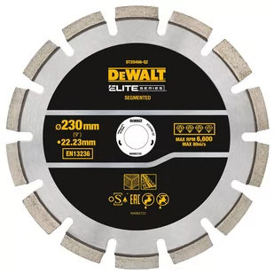 DeWalt DT20466-QZ segmentowa tarcza diamentowa do cięcia betonu i asfaltu 230x25,4 mm Elite - Tarcze do pił - miniaturka - grafika 1