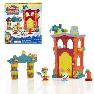 Hasbro Ciastolina Town Zestaw kreatywny Wóz strażacki - Masy plastyczne - miniaturka - grafika 5
