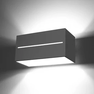 Euluna Aceline kinkiet, up- i downlight szary - Lampy ścienne - miniaturka - grafika 4