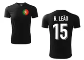 Koszulki sportowe męskie - Treningowa Koszulka PORTUGALIA RAFAEL LEAO 15 - miniaturka - grafika 1