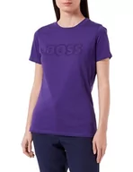 Koszulki i topy damskie - BOSS T-shirt damski, Open Purple551, L - miniaturka - grafika 1