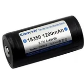 Ładowarki i akumulatory - Akumulator 18350 3.7V 1200mAh 10A Keeppower - miniaturka - grafika 1